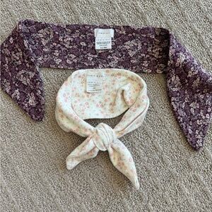 TWO Jamie Kay Tie Baby Girl headband floral